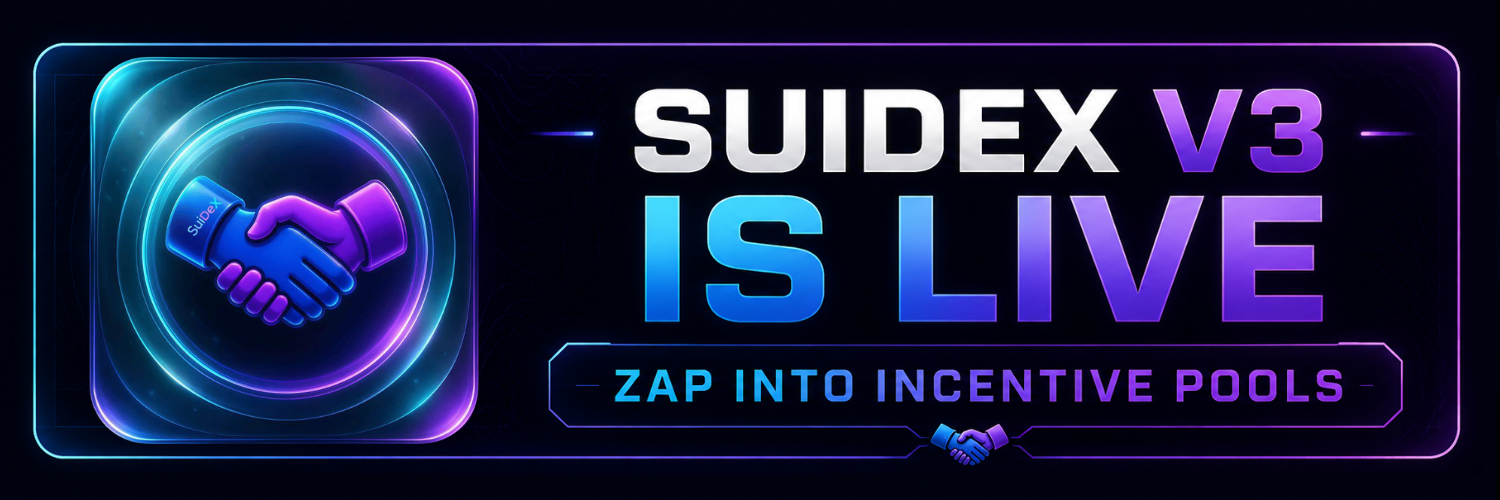 SuiDex V3 is Live — Zap into Incentive Pools